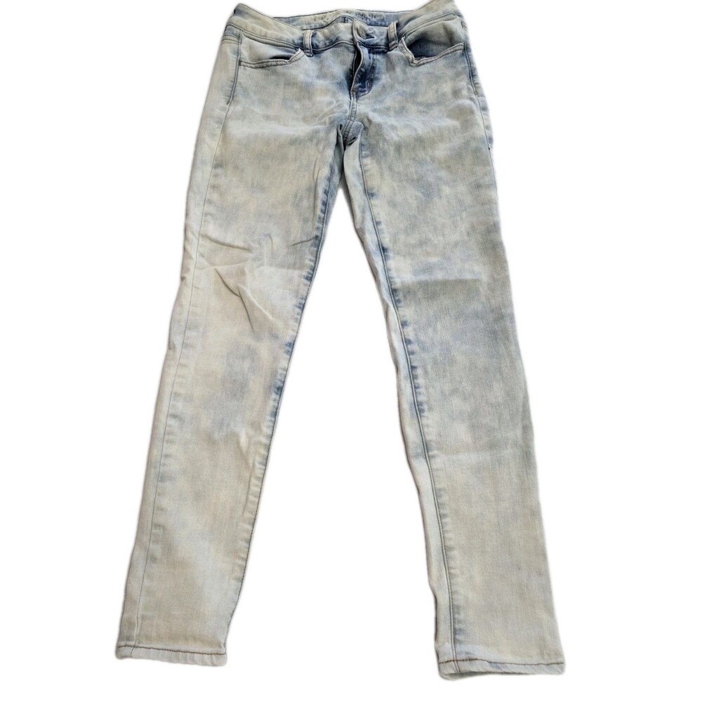 American Eagle Outfitters Jegging Super Stretch Acid Wash Size 4